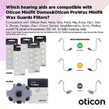 Genuine Oticon Hearing Aid Domes Minifit Power 10mm (0.39 inches - Large), Oticon Branded OEM Denmark Replacements, Authentic Accessories for Optimal Performance -2 Pack/20 Domes Total