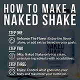 NAKED nutrition Naked Shake - Vanilla Protein Powder - Plant Based Protein Shake With Mct Oil, Gluten-Free, Soy-Free, No Gmos Or Artificial Sweeteners - 30 Servings