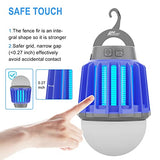 Wisely Bug Zapper Outdoor/Indoor Electric, USB-C Rechargeable Mosquito Killer Lantern Lamp, Portable Insect Electronic Zapper Indoor, with LED Light, 3-Pack