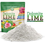 Dolomite Lime - Made in USA - Garden Soil Amendment Fertilizer for Plants. Calcium/Magnesium Additive. Safely Raise & Stabilize pH - Earthbox Tomatoes & Peppers Blossom End Rot. OMRI Listed