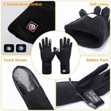 day wolf Heated Glove Liners Electric Gloves for Men Women Rechargeable Battery Hand Warmer for Winter Sports Snow Biking Riding Skiing Cycling Hunting Snowboarding