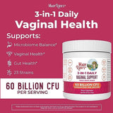 MaryRuth's 3-in-1 Probiotics for Women | Clinically Tested | Vaginal Probiotics for Digestive Health & Hormonal Support | Womens Probiotic Powder | Gut Health | 50 Billion CFU | Allergen Free | 0.5 oz