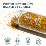Beekeeper's Naturals - 100% Raw Bee Pollen Granules, Natural Preserved Enzymes, Source of Vitamin B, Minerals, Amino Acids & Protein - Paleo & Keto Friendly, Gluten Free (5.2 oz)