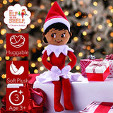 The Elf on the Shelf Plushee Pals Snuggler Girl Dark Skin 12"