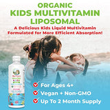 MaryRuth's Vitamin Liquid for Kids | Liposomal | Immune Support for Ages 4+ | USDA | Sugar-Free | Non-GMO | Multivitamin 15.22 Fl Oz