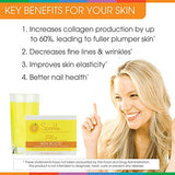 Sparkle Skin Boost Orange Verisol Collagen Peptides Protein Powder Vitamin C Supplement Drink, 5.3oz