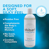 Shibari Premium Personal Lubricant, Water-Based Lube for Women, Men, and Couples, Lube Suitable for Vaginal, Solo or Anal Play, Compatible with Natural Rubber Latex, Polyurethane, and Polyisoprene Condoms, Flavorless and Unscented, 16 fl oz