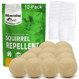 DALIYREPAL Squirrel Repellent Outdoor, Keep Squirrel Away Chipmunk Repellent Outdoor,Squirrels Repellent for Garden, Outdoor Squirrels Repellent for Attic, Squirrel Deterrent Mint -12 Packs