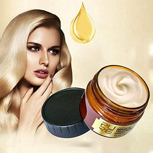 60ml Magical Hair Treatment Mask 5 Seconds Repairs Damage Hair Advanced Molecular Hair deep Conditioner Roots Treatment Return Bouncy Restore Elasticity Hair Care Essence