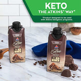 Atkins Mocha Latte Iced Coffee Protein Shake, 15g Protein, Low Glycemic, 4g Net Carb, 1g Sugar, Keto Friendly