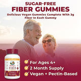 MaryRuth's Fiber Gummies for Adults | Prebiotic Fiber Supplement | Gut Health | Digestion Support | Sugar Free | Vegan | 2 Month Supply | 60 Count
