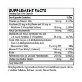 Thorne Stress B-Complex - Vitamins B2, B6, B12, and Folate in Highly-Absorbable and Active Forms - Extra Vitamin B5 for Adrenal Support, Stress Management and Immune Function - 60 Capsules