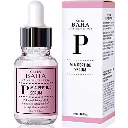 Peptide Complex Facial Serum with Matrixyl 3000 & Argireline for Face/Neck - Deep Wrinkles, Heals and Repairs Skin for Face, 1 Fl Oz (30ml)