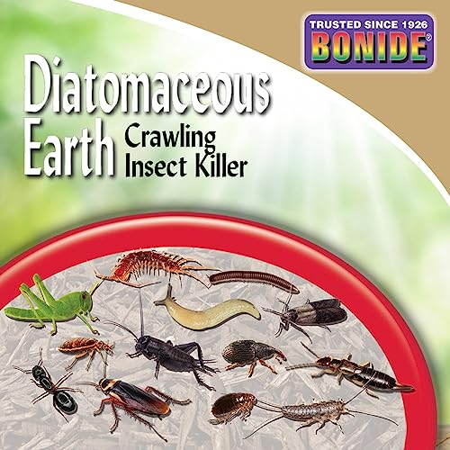 Bonide Diatomaceous Earth Crawling Insect Killer, 1.3 lbs. Fast Acting and Long Lasting Pesticide for Indoor or Outdoor Use