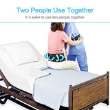 REAQER Transfer and Walking Gait Belt with 7 Handles for Patient Care(Adjustable Waist Circumference:31"~51")