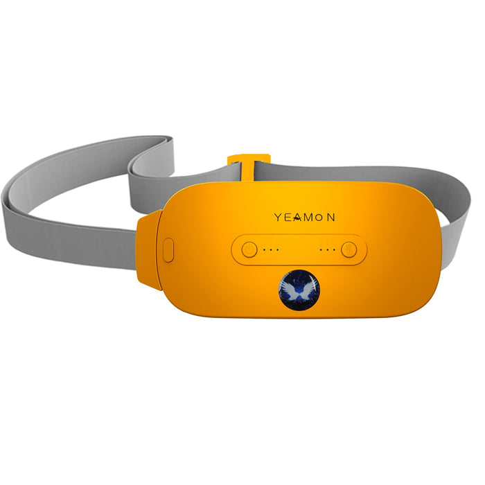 Portable CordlessElectric Waist Belt Device, Fast with 3 Heat Levels and 3 Massage Modes, Back or Belly Heating Pad for Women and Girl
