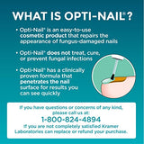 Opti-Nail Fungal Nail Repair with Brush Applicator, Restores the Healthy Appearance of Nails Discolored or Damaged by Nail Fungus
