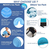 REVIX Shoulder Ice Pack Rotator Cuff Cold Therapy Wraps for Pain Relief & Tendonitis, Reusable Compression Brace for Injuries, Recovery After Shoulders Surgery