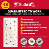 CATCHMASTER Cricket XL Giant Glue Boards 6Pk,Cricket Traps Indoor w/Adhesive Design,Pest Con