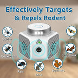 Avantaway Ultrasonic Pest Repeller, Indoor Mouse Repellent for Mice, Mosquito, Rodent, Rat, Ant, Bug, Squirrel, Electronic Plug in Mice Repellent, Pest Control for House, Garage, Basement, Attic