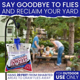 Fly Traps Outdoor Fly Traps. 9 Natural Pre-Baited Fly Bags Outdoor Disposable. Fly Trap Bag Fly Catchers Outdoors. Stable Horse Ranch Fly Trap. Disposable Fly Traps Outdoor Hanging Fly Killer