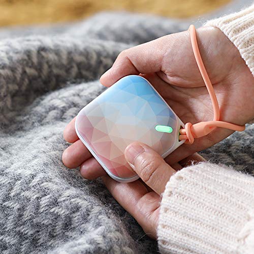 Orastone Rechargeable Hand Warmer Electronic Portable Hand Warmer, Gifts for Women, Men (Polygon)