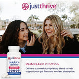 Just Thrive Probiotic & Antioxidant Supplement - 100% Spore-Based Digestive and Immune Support - Gluten Free, 30 Caps