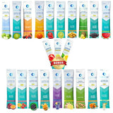 Hydration Multiplier Liquid IV Variety Pack - 20 Different Flavors Sampler Packets - Electrolyte Drink Mix - GARIZZE Assortment