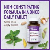 New Chapter Iron Supplement, Whole-Food Fermented Iron Complex Made with Organic Vegetables & Herbs + One Daily Non-Constipating Dose- 90ct, 3 Month Supply