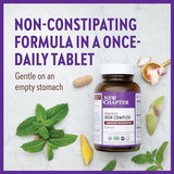 New Chapter Iron Supplement, Whole-Food Fermented Iron Complex Made with Organic Vegetables & Herbs + One Daily Non-Constipating Dose- 60ct, 2 Month Supply