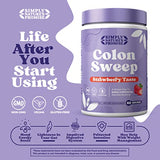 ColonSweep Psyllium Husk Powder Colon Cleanser - Vegan, Gluten Free Fiber Supplement - Safe Colon Cleanse for Constipation Relief, Bloating Relief & Gut Health -16 OZ (60 Servings)