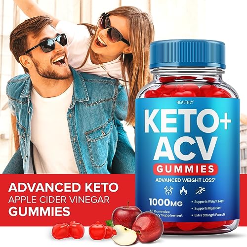 (2 Pack) Keto ACV Gummies Advanced Weight Loss, Acv Keto Gummies, Keto ACV Gummies Keto Gummies Plus ACV Detox Apple Fat Cider Cleanse - Vegan Apple Cider Vinegar Supplement Fast Women (120 Gummies)