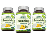 Herbal Secrets Bromelain 500 Mg 120 Tablets Supplement | Pack of 3 | Non-GMO | Gluten Free | Made in USA
