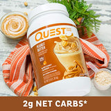 Quest Nutrition Peanut Butter Protein Powder, 23g Protein, 1g Sugar, Low Carb, Gluten Free, 3 Pound, 43 Servings