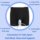 Portable Wearable Urine Bag, Elder Pee Bag Urinary Incontinence Leakproof Pants Spill Proof System Band Collection Bag Leg Pee Holder for Elder