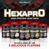 ALLMAX HEXAPRO, French Vanilla - 2 lb - 25 Grams of Protein Per Serving - 8-Hour Sustained Release - Zero Sugar - 21 Servings