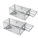 Humane Mouse and Rat Trap That Works 2 Pack 12.5x6.5x5.5, Small Rodent, Chipmunk,Squirrel Trap Cages | Catch and Release | Reusable and Durable | No Kill Animal Trap | for Indoor and Outdoor