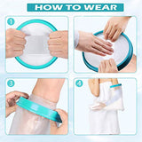 DUMSAMKER Waterproof Arm Cast Cover for Shower Adult Arm, Reusable Cast Shower Cover Arm, Cast Bag Cast Protector for Shower Arm, Broken Arm Shower Bag, Watertight Seal to Keep Cast and Bandage Dry