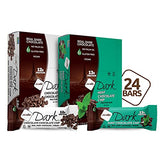 NuGo Dark Variety - Mint Chocolate Chip 12 Bars & Chocolate Chocolate Chip 12 Bars, Vegan, 200 Calorie, Gluten Free, 24 Count