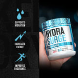 HYDRASURGE Electrolyte Powder - Hydration Supplement with Key Minerals, Himalayan Sea Salt, Coconut Water, More - Keto Friendly, Sugar Free & Naturally Sweetened - 60 Servings, Refreshing Watermelon