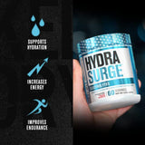 HYDRASURGE Electrolyte Powder - Hydration Supplement with Key Minerals, Himalayan Sea Salt, Coconut Water, More - Keto Friendly, Sugar Free & Naturally Sweetened - 60 Servings, Refreshing Lemonade