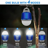 Wisely Bug Zapper Outdoor/Indoor Electric, USB-C Rechargeable Mosquito Killer Lantern Lamp, Portable Insect Electronic Zapper Indoor Trap, with LED Light Blue 1PK