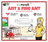 BugPursuit 24oz Ant Killer use for Indoor and Outdoor, Effective, Non-Staining, Ants,Fire Ants, and Other Insect Killer, Ant Spray Safe for Pets and Kids,Non-Toxic, 100% USDA Biobased, Made in USA