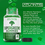 Supergreens Gummies 2-Pack Daily Green Superfoods Supplement w/Spinach, Broccoli, Moringa, Beet Root, Celery, Green Tea, & Acai for Immunity Support, Natural Raspberry Flavor, 120 Supergreen Gummies