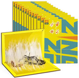 ZingZap 13-Pack Mouse & Insect Glue Traps/Board, Sticky Trap for Crawling Pests, Rats & Mice Extra Heavy & Sticky, Built-in Peanut Scent for 2X Faster Catch, Biodegradable, Indoors Home & Commercial