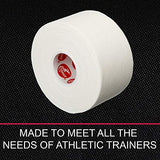 Cramer 950 Premium White Athletic Tape for Ankle, Wrist, and Injury Taping, Helps Protect and Prevent Injuries, Promotes Faster Healing, Athletic Training Supplies, Bulk Case of AT Tape, .5" x 10 yds, 24 Rolls, White