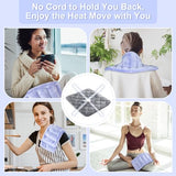 SuzziPad Lavender Microwave Heating Pad for Pain Relief, 7x18'' Microwavable Heat Pad for Cramps, Muscle Ache, Joints, Aromatherapy Moist Heat Pack Microwavable, 2 Pack