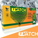 Roach Killer Indoor Infestation - 12 Roach Bait Traps | Effective German Roach Killer for Home Infestation - Child and Pet Safe Roach Traps Indoor Easy-to-Use Glue Traps for Roaches – UCatch