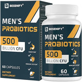 Probiotics for Men, 500 Billion CFUs & 12 Strains, Probiotics for Digestive Health, Men's Probiotic with Turmeric, Cranberry, Goji, for Overall Digestive, Immune Health, Gut & Bloating, 30-Days Supply