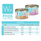 Weruva Wx Phos Focused, Pate Formulas Variety Pack, 3oz Can (Pack of 12)